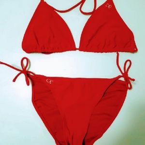 Red OP bathing suit